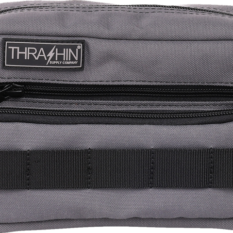 THRASHIN SUPPLY CO. Handlebar Bag Plus - Gray THB-0018