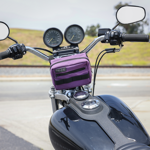 THRASHIN SUPPLY CO. Handlebar Bag - Purple THB-0024
