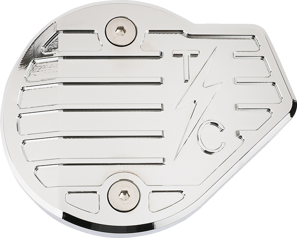 THRASHIN SUPPLY CO. Cam Cover - Gen 2 - Finned - Chrome - M8 TSC-3029-3