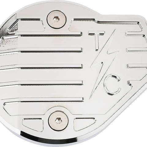 THRASHIN SUPPLY CO. Cam Cover - Gen 2 - Finned - Chrome - M8 TSC-3029-3