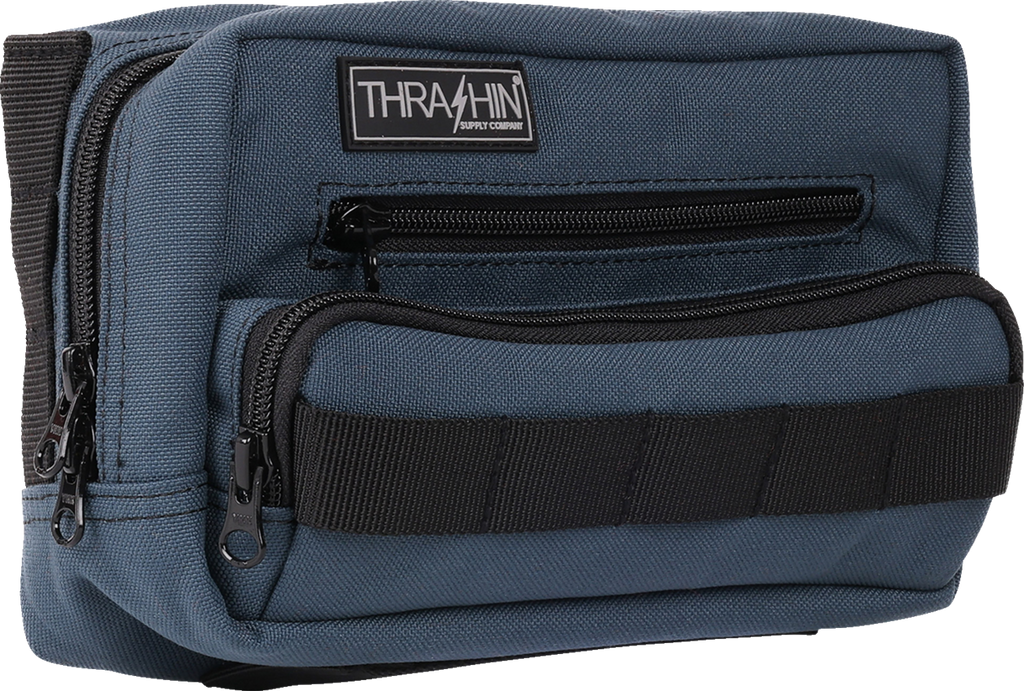 THRASHIN SUPPLY CO. Handlebar Bag Plus - Blue THB-0026