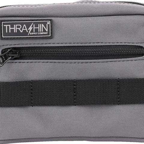 THRASHIN SUPPLY CO. Handlebar Bag - Gray THB-0016