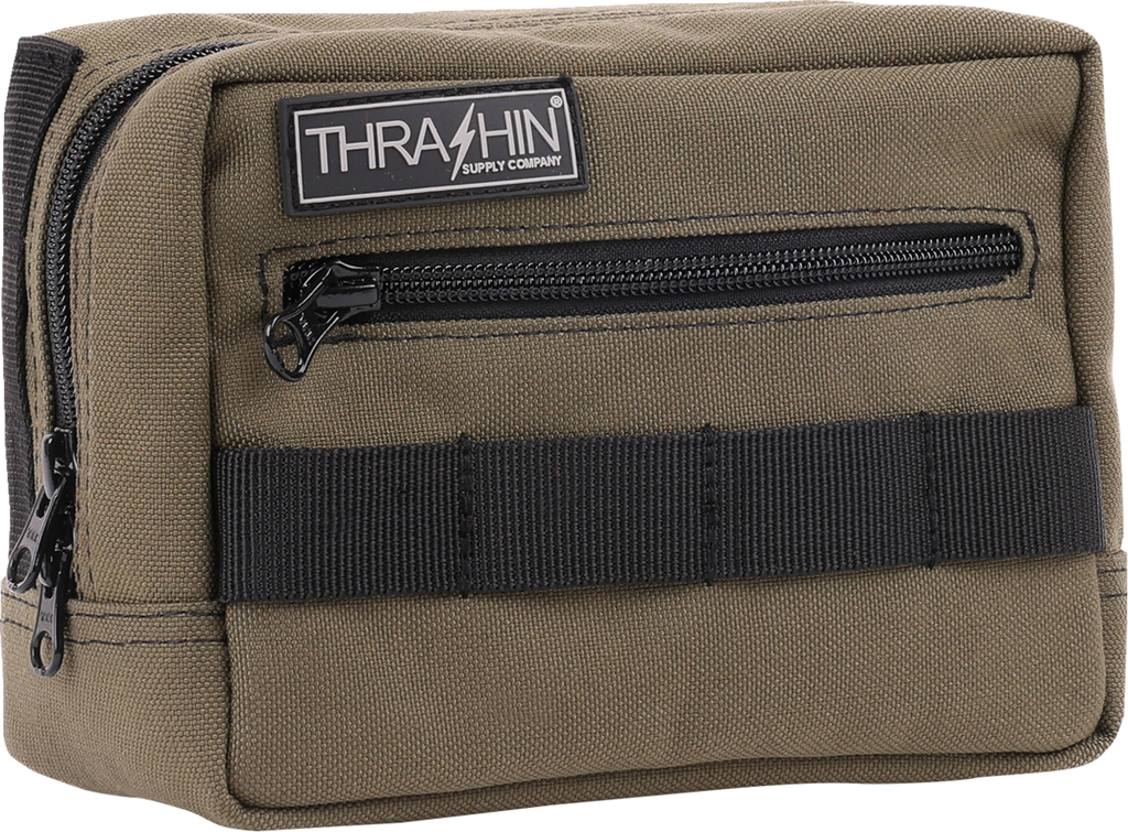 THRASHIN SUPPLY CO. Handlebar Bag - Green THB-0007