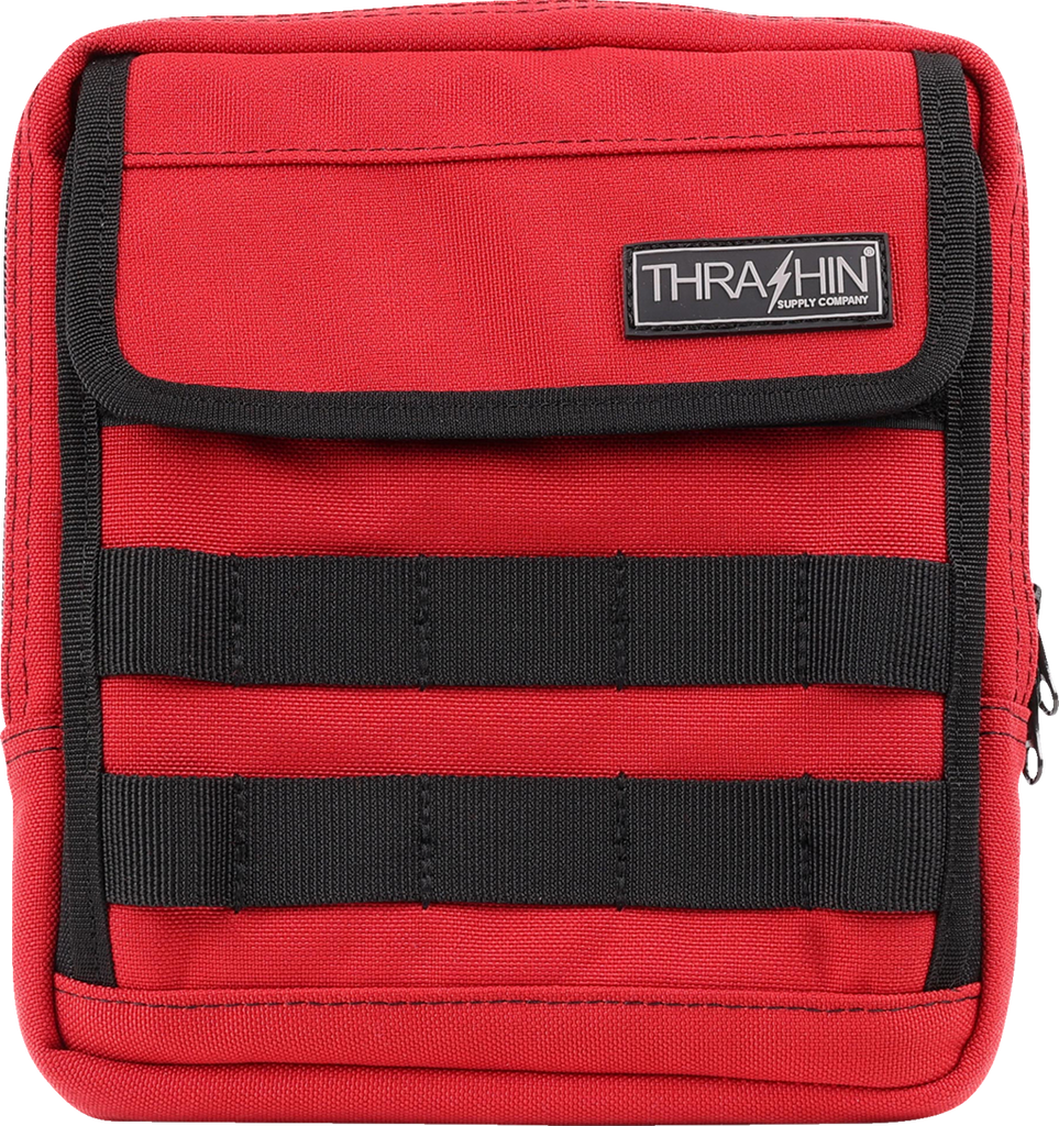 THRASHIN SUPPLY CO. Handlebar Bag Slim - Red THB-0034