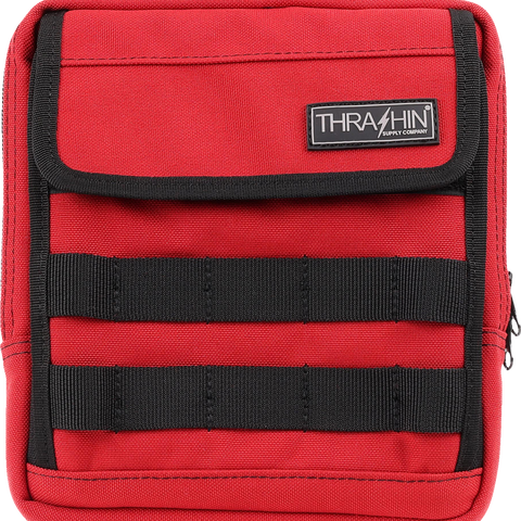 THRASHIN SUPPLY CO. Handlebar Bag Slim - Red THB-0034