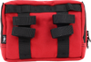 THRASHIN SUPPLY CO. Handlebar Bag - Red THB-0015 with MOLLE Webbing and Multiple Attachment Points