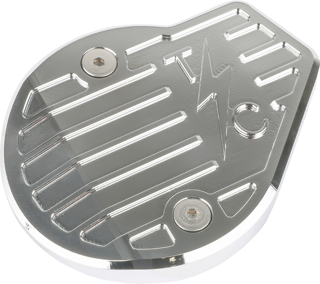 THRASHIN SUPPLY CO. Cam Cover - Gen 2 - Finned - Chrome - M8 TSC-3029-3