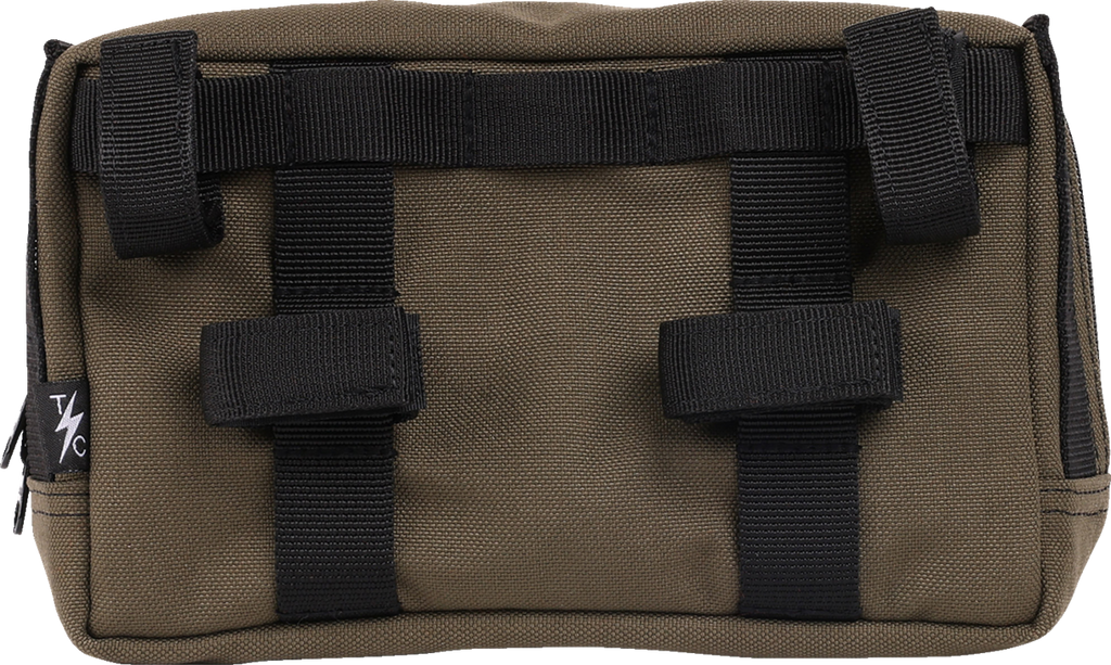 THRASHIN SUPPLY CO. Handlebar Bag Plus - Green (Part #THB-0010)