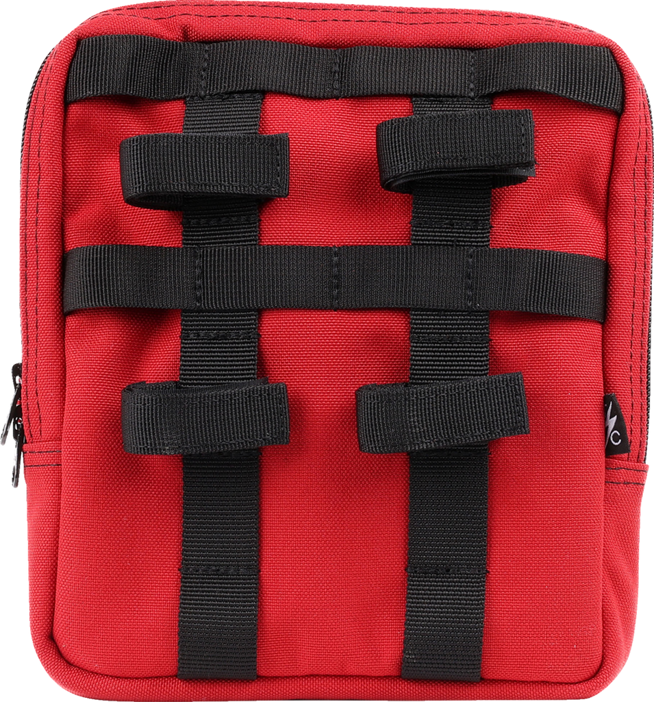 THRASHIN SUPPLY CO. Handlebar Bag Slim - Red THB-0034