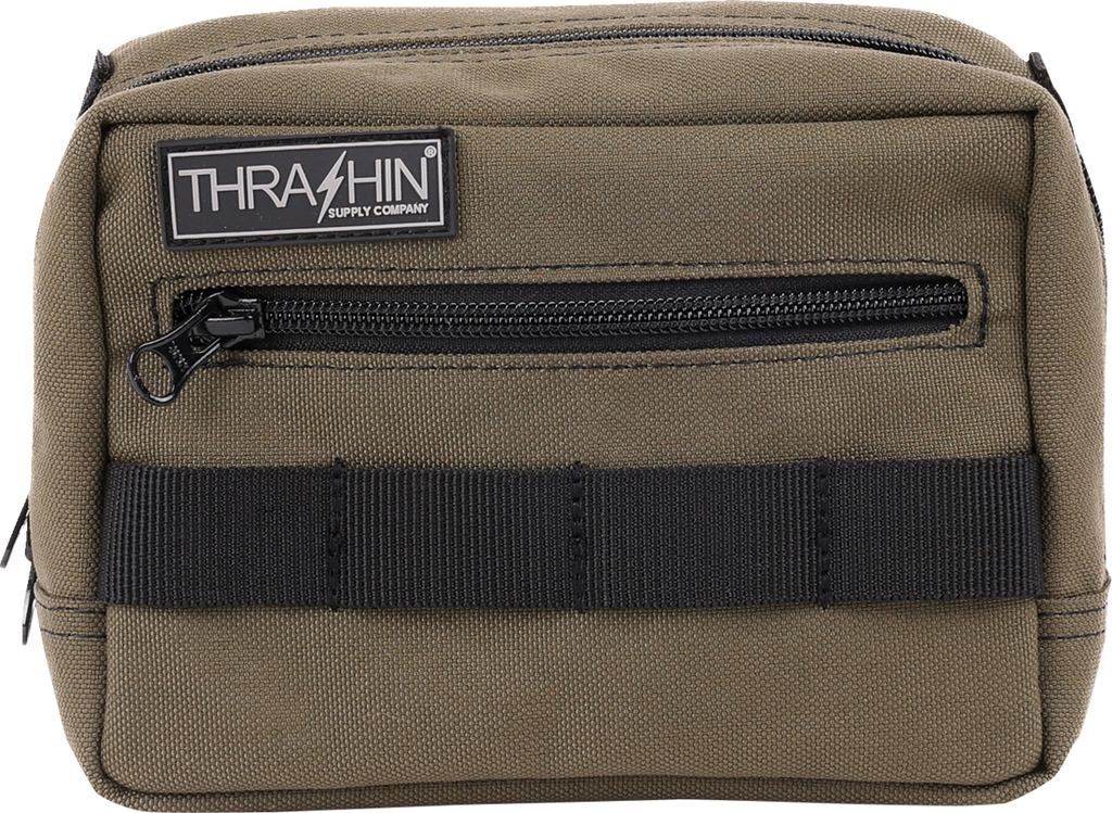 THRASHIN SUPPLY CO. Handlebar Bag - Green THB-0007