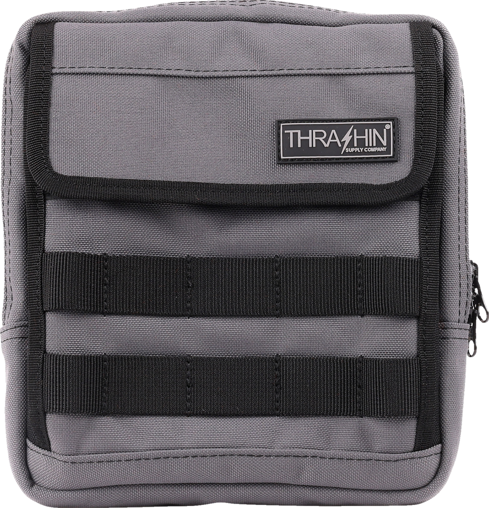 THRASHIN SUPPLY CO. Handlebar Bag Slim - Gray THB-0030