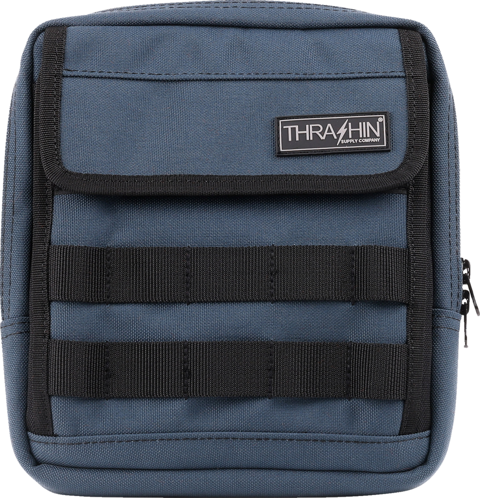 THRASHIN SUPPLY CO. Handlebar Bag Slim - Blue (Part Number: THB-0029)
