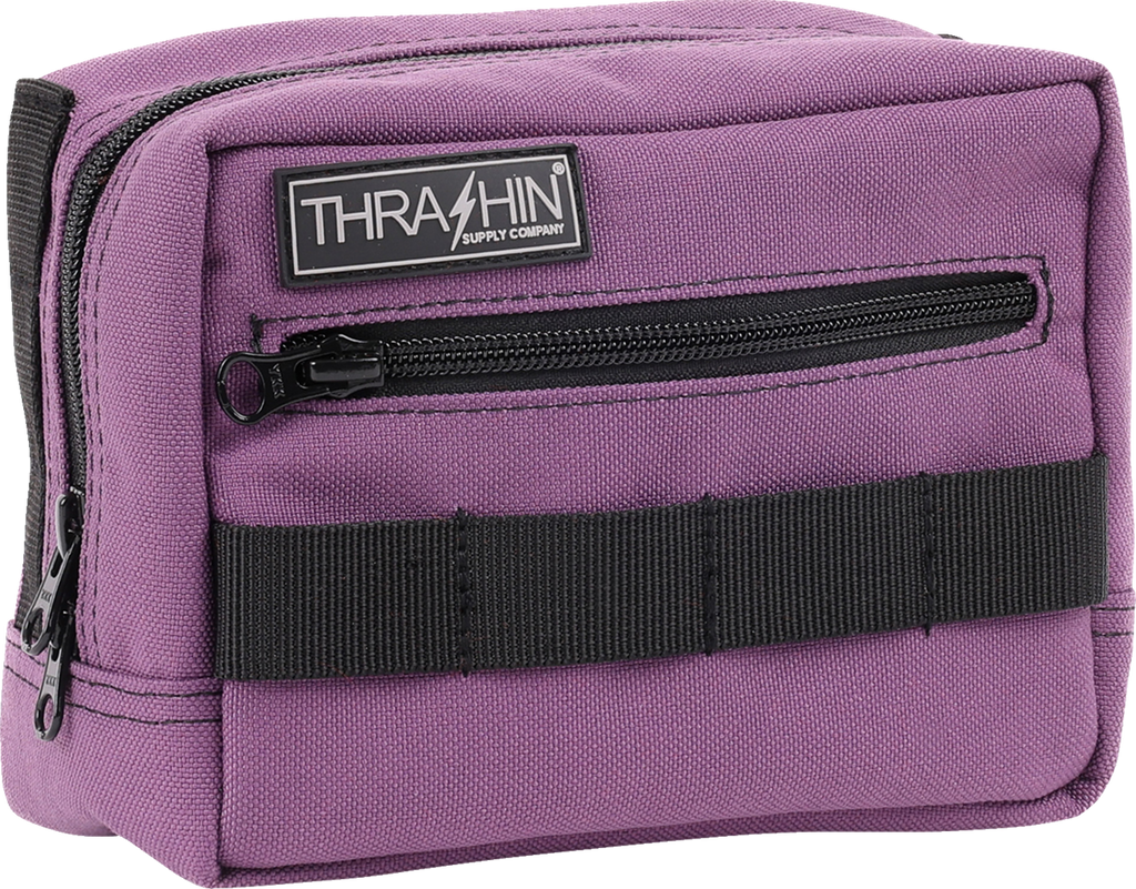 THRASHIN SUPPLY CO. Handlebar Bag - Purple (Part Number: THB-0024)