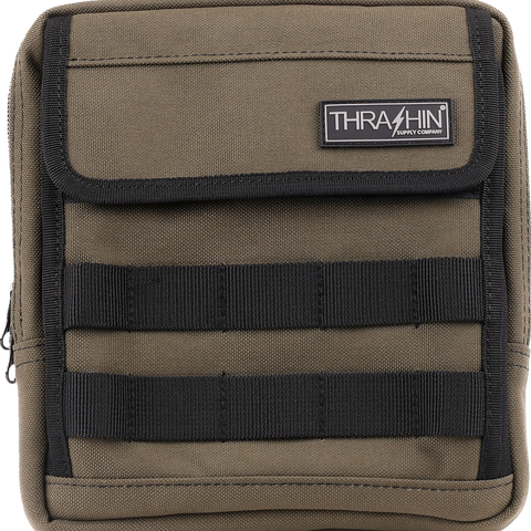 THRASHIN SUPPLY CO. Handlebar Bag Slim - Green THB-0031