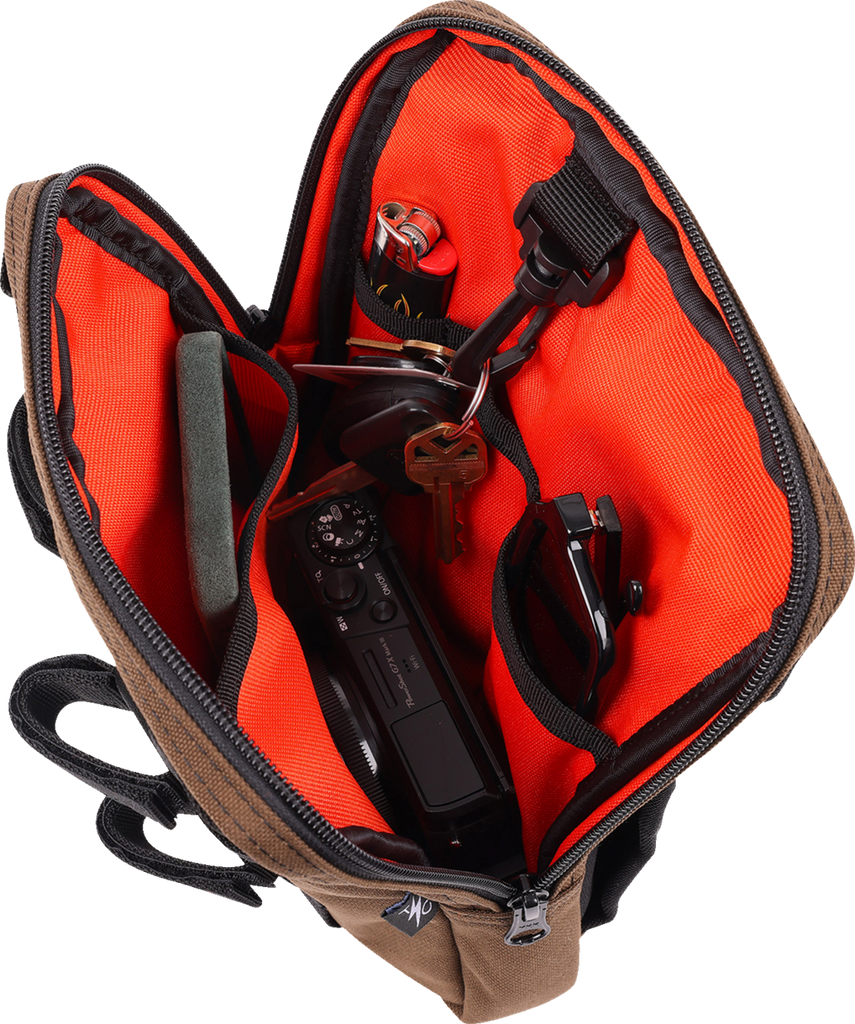 THRASHIN SUPPLY CO. Handlebar Bag Slim - Brown THB-0032