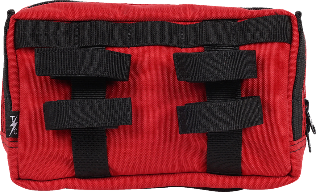 THRASHIN SUPPLY CO. Handlebar Bag Plus - Red THB-0017