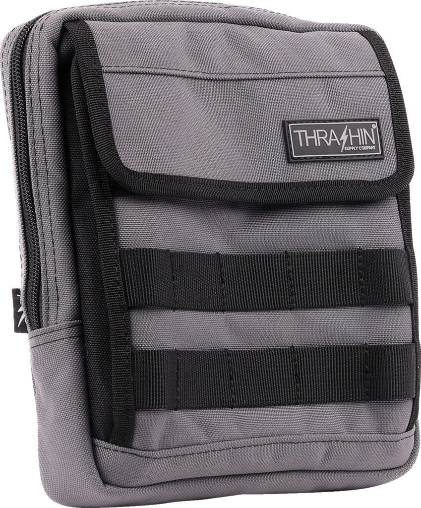 THRASHIN SUPPLY CO. Handlebar Bag Slim - Gray THB-0030