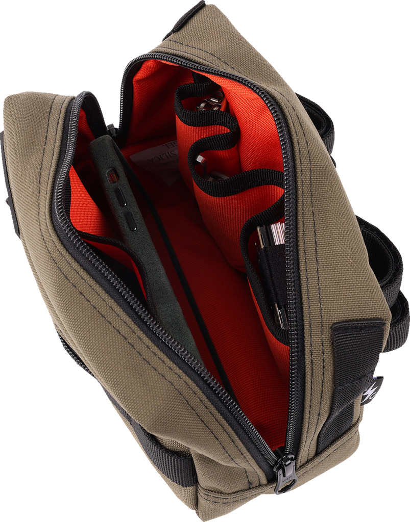 THRASHIN SUPPLY CO. Handlebar Bag - Green THB-0007