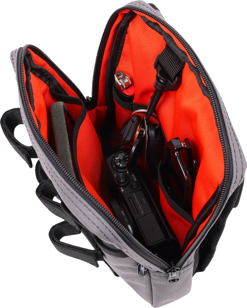 THRASHIN SUPPLY CO. Handlebar Bag Slim - Gray THB-0030