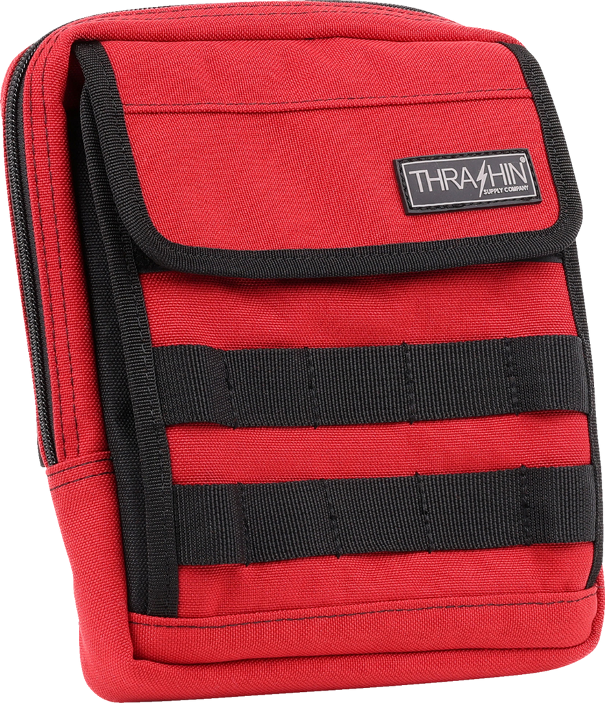 THRASHIN SUPPLY CO. Handlebar Bag Slim - Red THB-0034