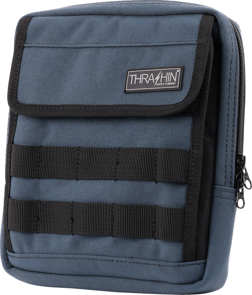 THRASHIN SUPPLY CO. Handlebar Bag Slim - Blue (Part Number: THB-0029)