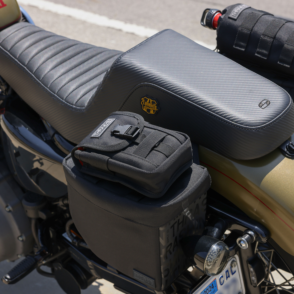 THRASHIN SUPPLY CO. Mini Essential Saddlebags TSB-0019 for Sportster and Small Motorcycles
