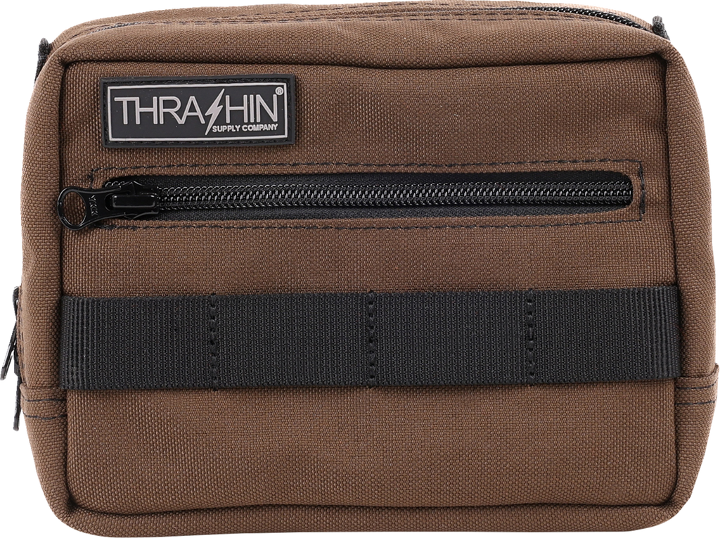 THRASHIN SUPPLY CO. Handlebar Bag - Brown THB-0006