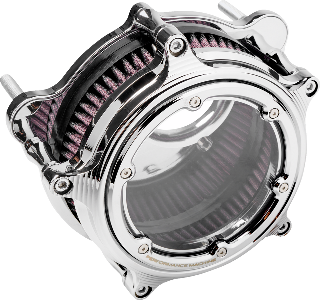 PERFORMANCE MACHINE (PM) Vision Air Cleaner Kit - Chrome 0206-2166-CH