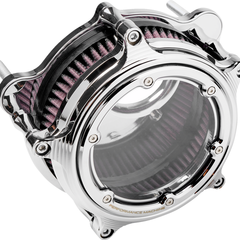 PERFORMANCE MACHINE (PM) Vision Air Cleaner Kit - Chrome 0206-2166-CH