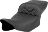 SADDLEMEN RoadSofa™ Tri Gripper Seat - Extended Reach for FLH/FLT 2023-2024 | Part 823-07-21100