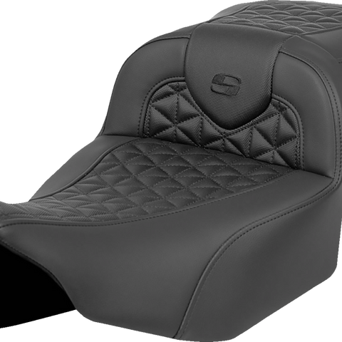 SADDLEMEN RoadSofa™ Tri Gripper Seat - Extended Reach for FLH/FLT 2023-2024 | Part 823-07-21100