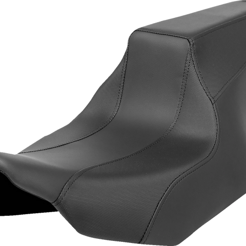 SADDLEMEN FXR Division Signature Series Seat - Black w/ Perforated Inserts - FLH/FLT '23-'24 FD82307 - Team Dream Rides