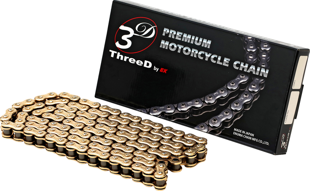 EK 520 RV3D - Drive Chain - 120 Links - Gold 520RV3D-120G