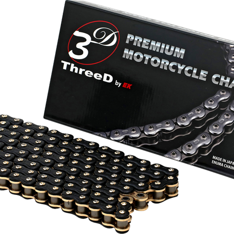 EK 520 RV3D - Drive Chain - 120 Links - Black/Gold 520RV3D-120KG