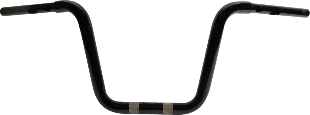 LA CHOPPERS Twin Round Handlebar - 1-1/4 inch x 10 inches - Black LA-7348-10B