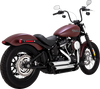 VANCE & HINES Shortshots Staggered Exhaust System - Chrome 17333-22