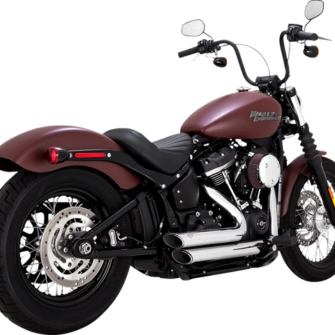 VANCE & HINES Shortshots Staggered Exhaust System - Chrome 17333-22