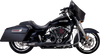 VANCE & HINES 2-into-1 High Output Exhaust System - Black - Touring 47321-22