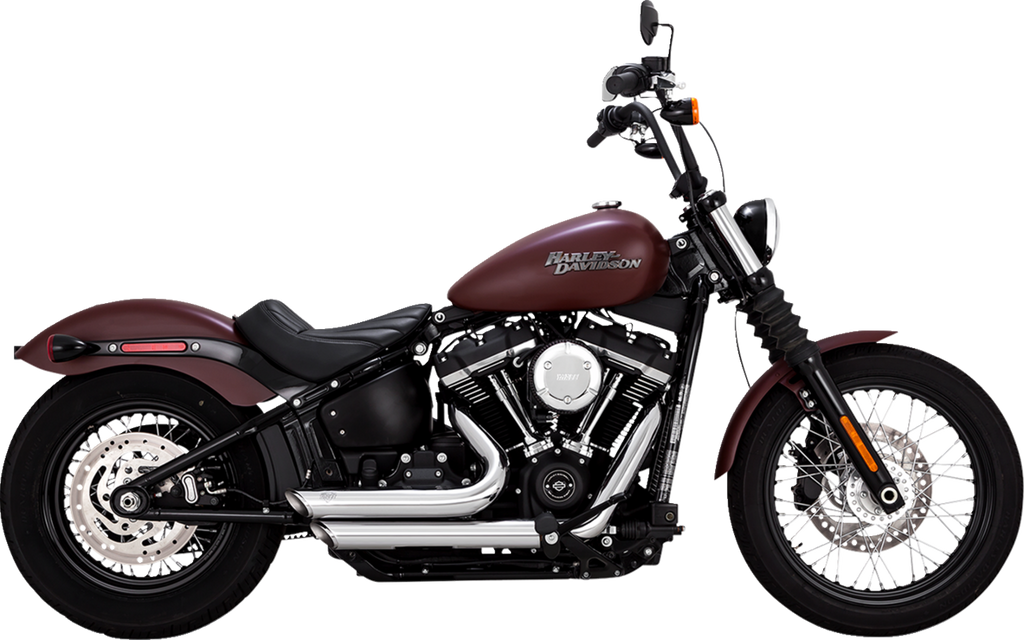VANCE & HINES Shortshots Staggered Exhaust System - Chrome 17333-22