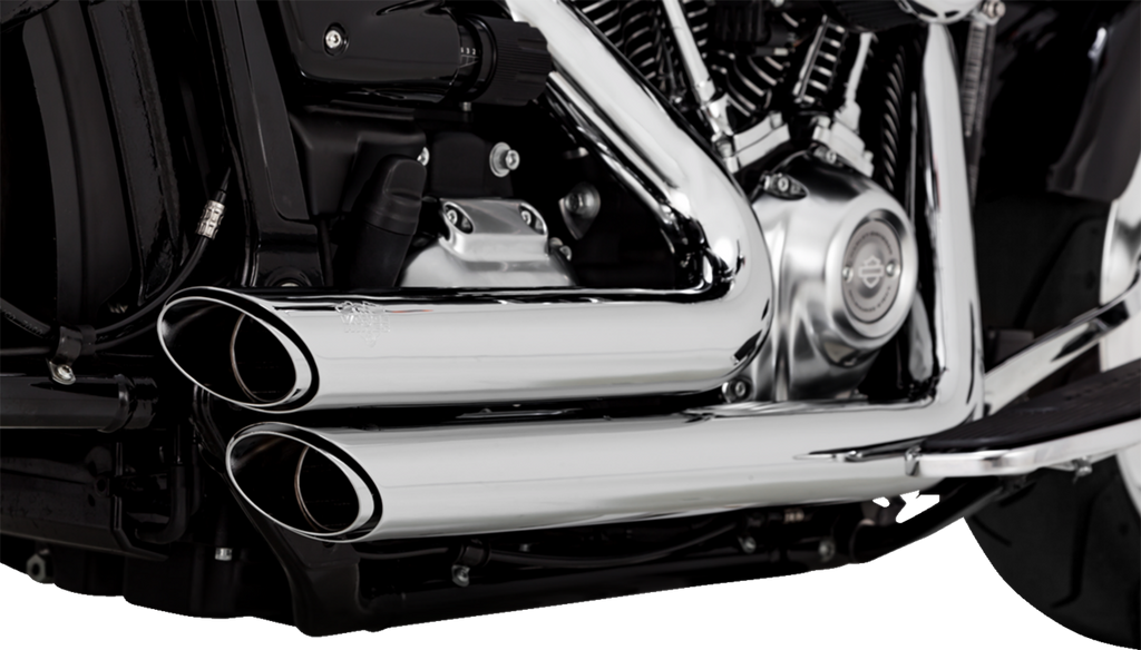 Vance & Hines Shortshots Staggered Exhaust System - Chrome (Part No. 17335-22)