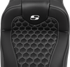 SADDLEMEN Roadsofa* Extended Reach Seat - with Backrest - Honeycomb - White Stitch - FLTR/FLHX '23-'24 823-07-190B6 - Team Dream Rides