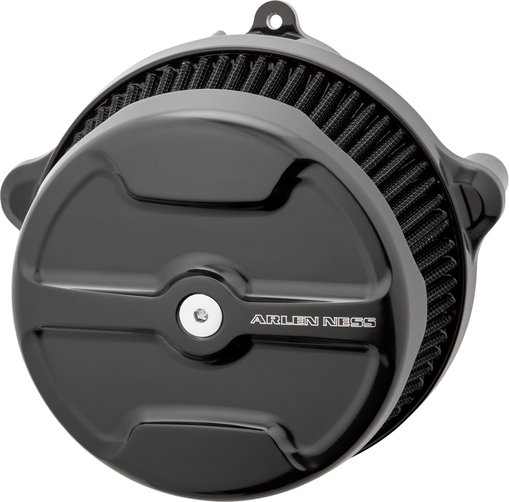 ARLEN NESS Big Sucker Stage 1 Air Cleaner Kit with Cover - Knuckle - Black 600-309