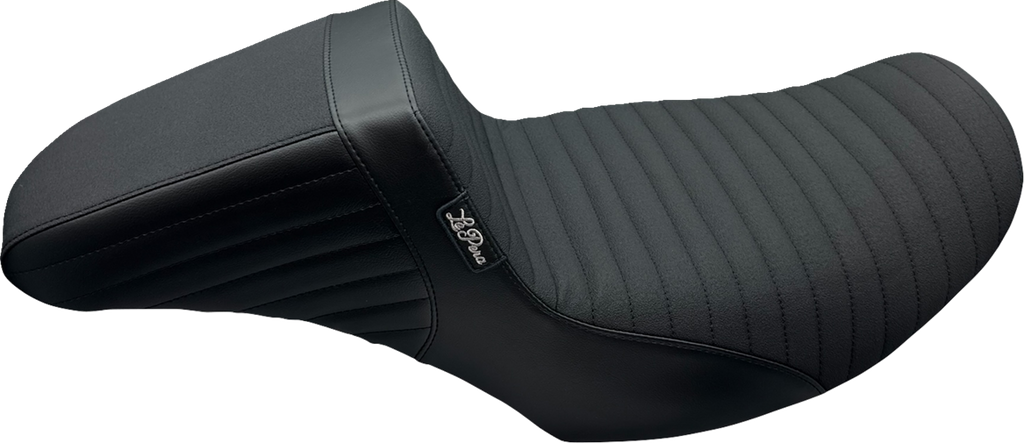 LE PERA Kickflip Daddy Long Legs Seat Set with Pleated Vinyl and Gripp Tape for FLT/FLH 2023-2025 – Part Number LV-597DLPTGP