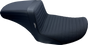 LE PERA Kickflip Seat with Pleated Design and Gripp Tape for FLH/FLT '23-'25 - Model LV-597PTGP