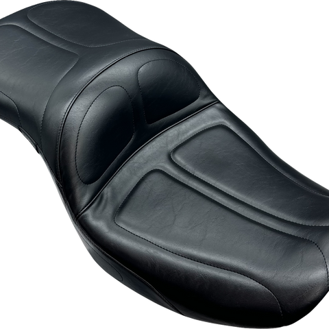 LE PERA Maverick Seat without Backrest for FLH/FLT 2023-2025 – Black Stitched, Part LV-957