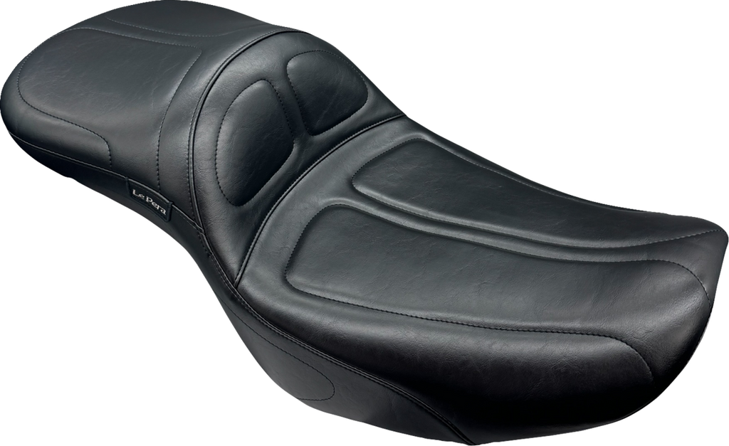 LE PERA Maverick Daddy Long Legs Seat LV-957DL for FLH/FLT 2023-2025 – Black, Without Backrest