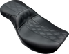 LE PERA Outcast Daddy Long Legs Seat LV-997DLGT2 for FLH/FLT 2023-2025 – 2-Up, No Backrest, GT2 Inlay