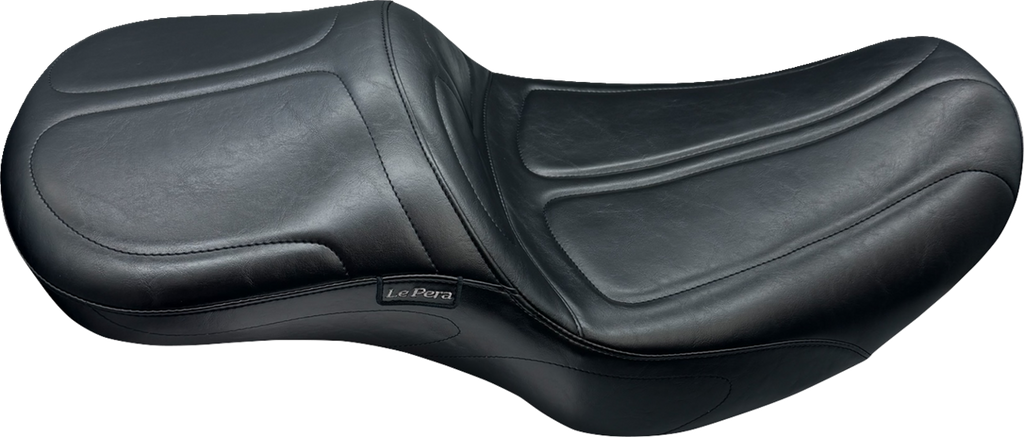 LE PERA Maverick Daddy Long Legs Seat LV-957DL for FLH/FLT 2023-2025 – Black, Without Backrest