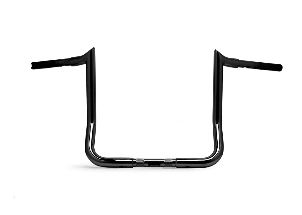 8" Monkey Bagger Bars Black `86 Up Touring