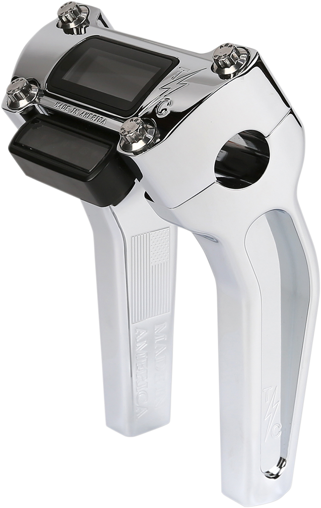 THRASHIN SUPPLY CO. TSC-6500-3 Handlebar Risers - Pull Back - 6-1/2" - Chrome